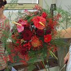 výuka techniky vázání kytic