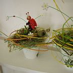 veselá dekorace s beruškou