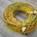 letní věneček s motýlky