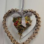 srdíčko ze sušených květin